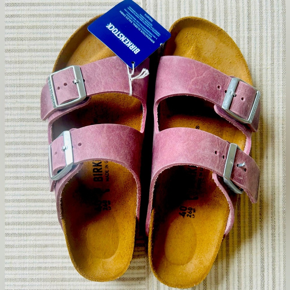 Birkenstock Arizona BD Lavender Oiled Leather 1025490